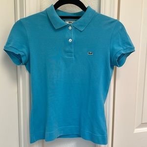 Lacoste Slim Fit Polo of your Tennis-Core Dream - bright blue, size 34/Small